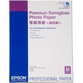 Service Manual Papiere an Drucker EPSON Premium Semigloss Photo A2 (C13S042093)