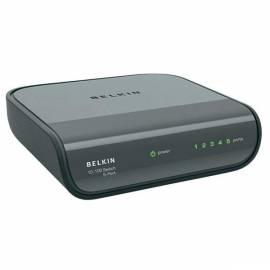 Bedienungsanleitung für NET-Steuerelemente und BELKIN WiFi Ethernet Switch (F5D5131ea5)-grau