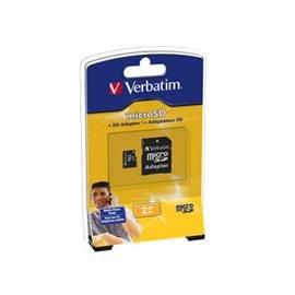 VERBATIM MicroSD 2 GB Speicherkarte + Adapter (47226) schwarz