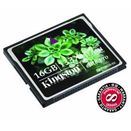 Service Manual Speicher Karte KINGSTON 16GB Elite Pro 133 x (CF / 16GB-S2) schwarz