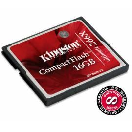 Speicherkarte KINGSTON 16GB CompactFlash Ultimate 266 X w/Recovery s/w (CF / 16GB-U2) schwarz Bedienungsanleitung