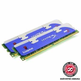 Bedienungshandbuch Speichermodul KINGSTON 4GB DDR2 Non-ECC CL5 DIMM (KHX8500D2K2 / 4G) blau