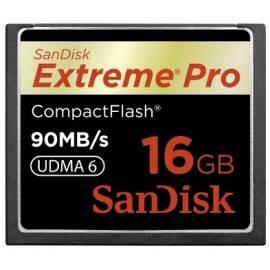 Bedienungsanleitung für Memory Card SANDISK CF Extreme Pro 16 GB (94161) schwarz