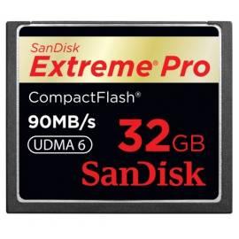 Datasheet Memory Card SANDISK CF Extreme Pro 32 GB (94162) schwarz