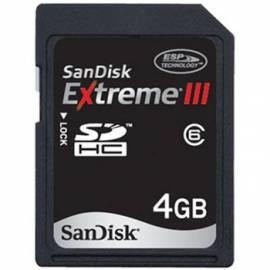 Speicher Karte SANDI SD Extreme HD Video 4 GB (90979) schwarz Gebrauchsanweisung