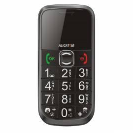 Handbuch für Handy ALIGATOR Senior A400 schwarz