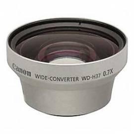 Konvertierung Objektiv/Filter CANON WD-H37 II