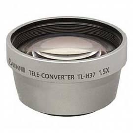 Bedienungsanleitung für Flyleaf/Filter CANON TL-H37 Silber