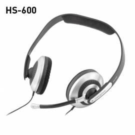 Headset CREATIVE LABS HS-600 (51MZ0120AA007) schwarz/silber