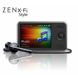 Benutzerhandbuch für MP3-Player CREATIVE LABS MP4 ZEN X-Fi STYLE 16 GB (70PF251209H15)