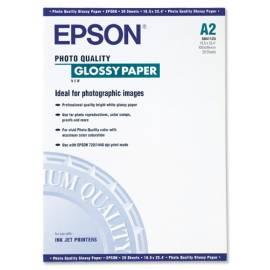 Papier für Drucker EPSON Photo Quality Glossy A2 (C13S041123) weiß