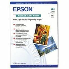 Datasheet Papiere an Drucker EPSON A3 + (C13S041340)