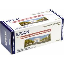 Datasheet Papiere an Drucker EPSON Premium Semigloss Photo (C13S041336)-weiß