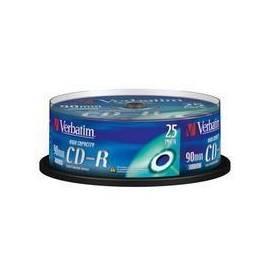 Aufnahme Medium VERBATIM CD-R(25-Pack) Spindle/ExtraProtection/DL/40x/90min./800MB (43586)