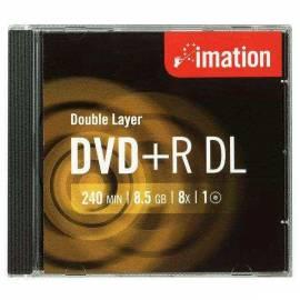 Benutzerhandbuch für Festplatten-DVD + R DL Imation 8.5GB 8 X, Slim Box, 10ks