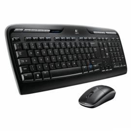 Tastatur LOGITECH Wireless Desktop MK300 Cs (920-001642) schwarz
