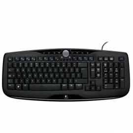 Service Manual Tastatur LOGITECH Media Keyboard 600 SK (920-001819) schwarz