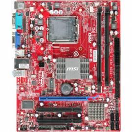 Motherboard MSI G31TM-P21 (G31, 2xDDR2, int. VGA, Max. 4GB)