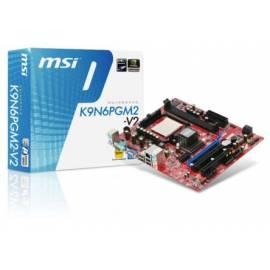 Mainboard MSI K9N6PGM2-V2 (AM2 + MCP61P, NV, 2xDDR, 10/100 Lan)