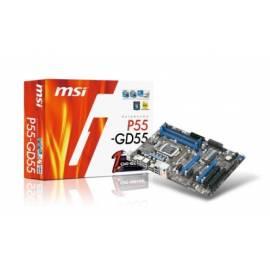 Motherboard MSI P55 GD55 Gebrauchsanweisung