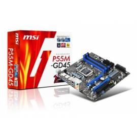 Motherboard MSI P55M-GD45