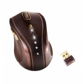 Die GIGABYTE Laser Mouse USB 7800S Luxus (GM-M7800SO-BROWN) Gold