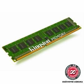 Benutzerhandbuch für Speichermodul KINGSTON 12GB DDR3 - 1333MHz CL9 Kit 3x4GB (KVR1333D3N9K3 / 12G)