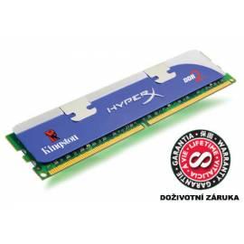 Speichermodul KINGSTON 1GB DDR2 - 800MHz HyperX Low Lat. CL 4-4-4 (KHX6400D2LL / 1G) - Anleitung
