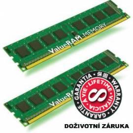 KINGSTON 4GB DDR3 - 1333MHz CL9 BOX Kit 2 x 2 GB-Speichermodul (KVR1333D3N9K2 / 4G) Bedienungsanleitung