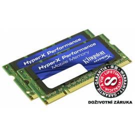 Handbuch für Speichermodul KINGSTON SODIMM DDR2-800 HyperX ULL CL4 Kit (KHX6400S2ULK2 / 4G)