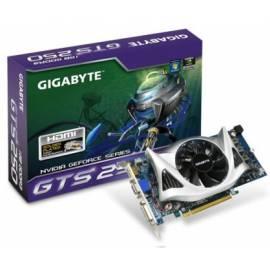 Grafiken der Karte GIGABYTE 250GTS 1 GB (256) aktive 1xDVI HDMI DDR3 (N250-1 GI)