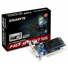 Grafikkarte GIGABYTE Radeon HD5450 512 MB DDR3 (Übertakten) (GV-R545OC-512I)