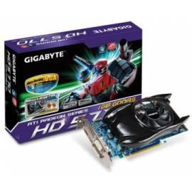 Grafikkarte aktiv 2xDVI HDMI DDR5 (R577UD-1GD) GIGABYTE HD5770 1 GB (128)