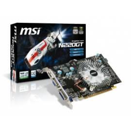 Grafikkarte MSI N220GT-MD1G (DDR2, 1GB, HDMI, DVI, Militärklasse) Bedienungsanleitung