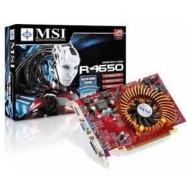 Bedienungshandbuch Grafikkarte MSI R4650-MD1G (DDR2, 1G, HDMI, DVI, D-SUB, FAN)