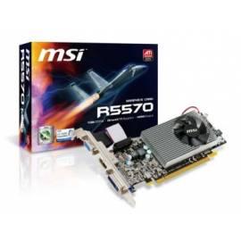 Grafikkarte MSI R5570-MD1G (DDR3 1GB,DVI,HDMI,DX11,aluminium.fan) Bedienungsanleitung