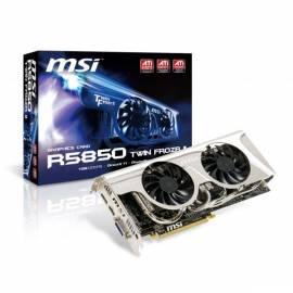 Datasheet Grafikkarte MSI R5850 TWIN FROZR II (DDR5 1 G, 256 Bit, Eyefinity)