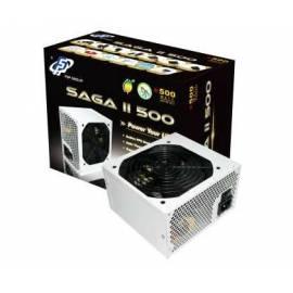 Zdroj FORTRON SAGA II 500, 500W, PFC, PCI-E &   Gt; 80 % (PPA5002401)