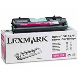 Bedienungsanleitung für Toner LEXMARK Optra SC 1275 (1361753) rot