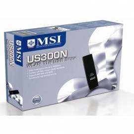Handbuch für NET-Steuerelemente und WiFi-MSI-US300N (USB 2.0, 300 Mbit/s, 400 m)