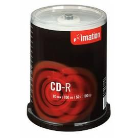 IMATION CD-R 700 MB-Aufnahme Medien / 80min, 52 X, CakeB, 100er Pack (i18648) - Anleitung