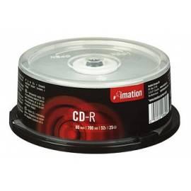 IMATION CD-R 700 MB-Aufnahme Medien / 80min, 52 X, CakeB, 25 Pack (i18646)