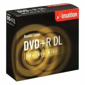 Aufnahme Medium IMATION DVD + R DL 8.5GB 8 X, normale Box 5pack (i22902)