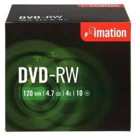 Aufnahme mittlerer IMATION DVD-RW 4.7GB 4 x, Jewel-Box, 10er-Packung (i21061)