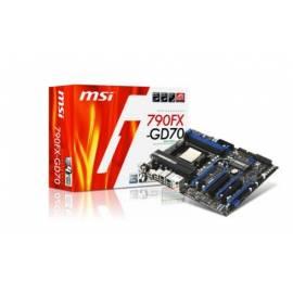 Motherboard MSI 790FX-GD70 (AM3, 4xDDR3, DrMos, HeatPipe)
