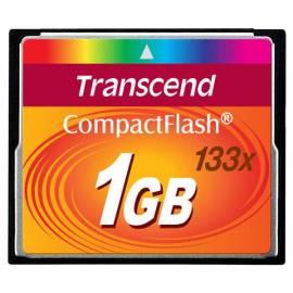 Datasheet Speicherkarte TRANSCEND CF 1GB 133 X (TS1GCF133)