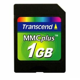Speicherkarte TRANSCEND MMC 1GB High-Speed (TS1GMMC4) - Anleitung