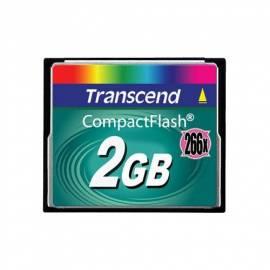 Bedienungsanleitung für Speicherkarte TRANSCEND 2 GB CF-Karte (266 X) (TS2GCF266)