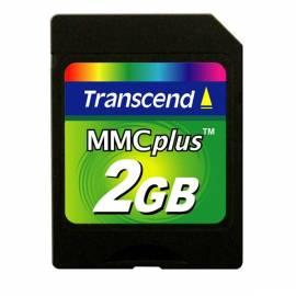 PDF-Handbuch downloadenSpeicherkarte TRANSCEND MMC 2GB High-Speed (TS2GMMC4)