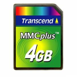 Benutzerhandbuch für Speicherkarte TRANSCEND MMC 4GB High-Speed (TS4GMMC4)